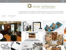 Tablet Screenshot of anya-hoffecker.com